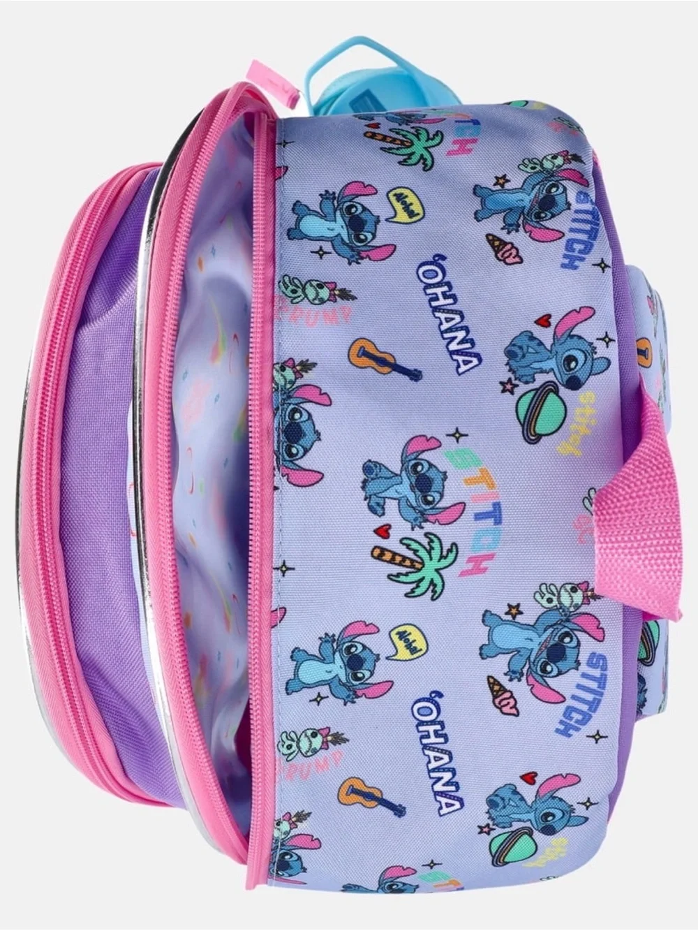 Lilo and Stitch Backpack with lunch kit and headphones - has Stitch and Angel